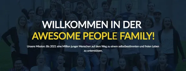 Partnerprogramm von der AWESOME PEOPLE FAMILY