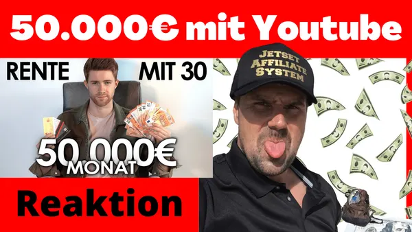50.000€ im Monat mit Youtube | Rente mit 30?