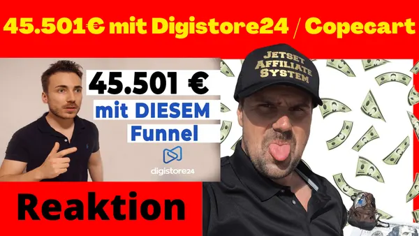 45.501€ mit DIESEM Digistore24 / Copecart Funnel