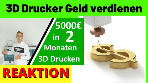 Mit dem 3D Drucker Geld verdienen