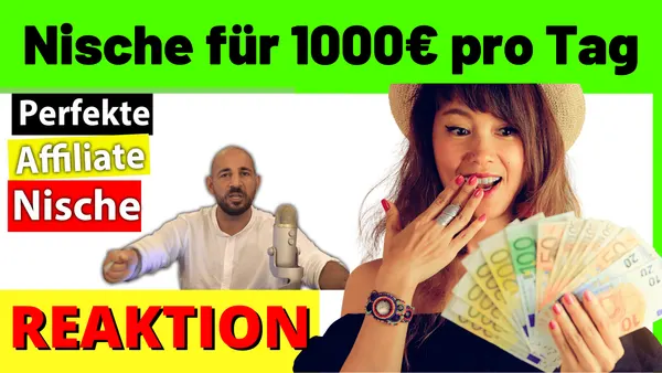 NISCHE ALS AFFILIATE! Die perfekte Nische für 1000€ pro Tag!